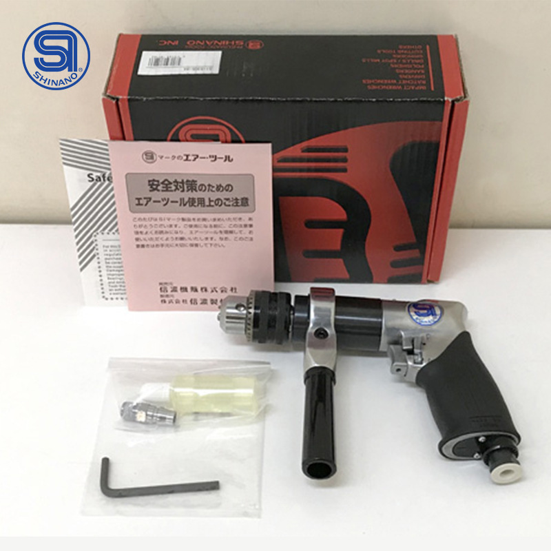 日本SHINANO信濃SI-5305-8A氣鉆正反轉(zhuǎn)氣鉆槍式風動鉆槍型1/2風鉆